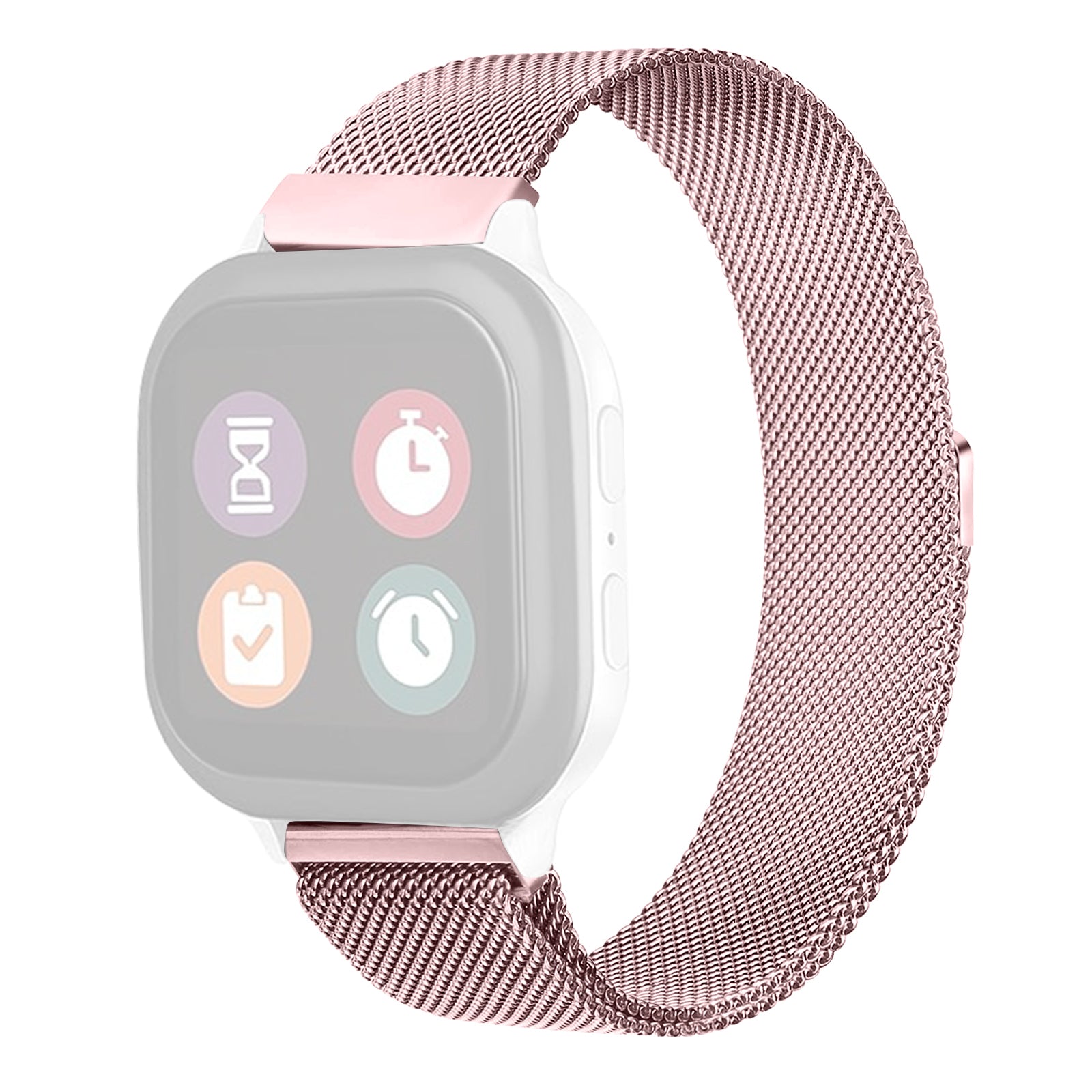 For Verizon Gizmo Watch 1 Smartwatch Strap Milanese Mesh Band Stainless Steel Magnetic Bracelet - Retro Gold For Verizon Gizmo Watch 1 Smartwatch Strap Milanese Mesh Band Stainless Steel Magnetic Bracelet - Retro Gold